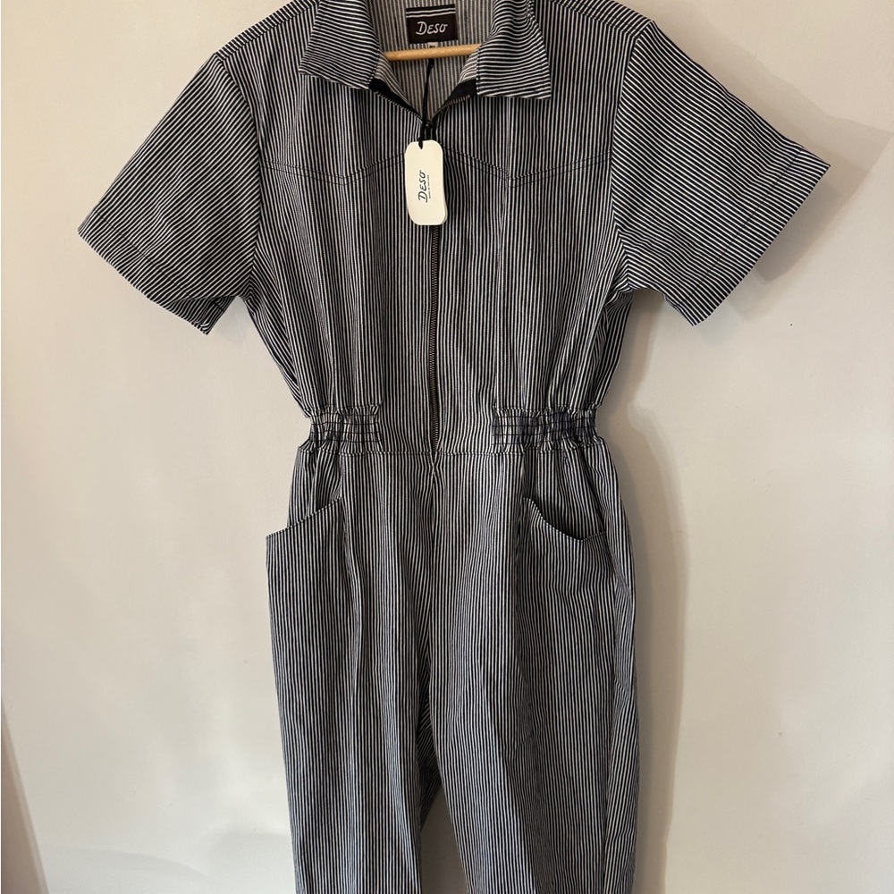 Deso Bodie Railroad Coverall Jumpsuit - Picture 3 of 13